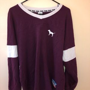 Maroon PINK sweater long sleeve
